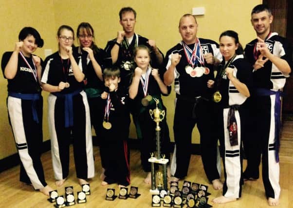 Some of the BCKA Leicestershire fighters who have won 33 medals already in 2016 EMN-161005-155239002