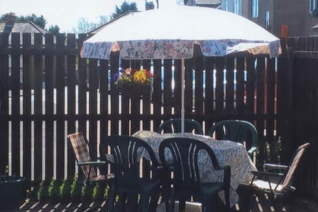 New garden furniture in the Springfield Circle social group's courtyard