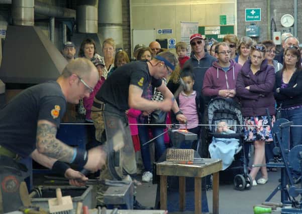 A demonstration of farriery in the forge at last year's Defence Animal Centre (DAC) open day EMN-160517-135818001
