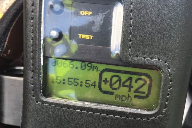 Speed checks being carried out in Leicester Street, Melton. Photo tweeted by @meltonpolice