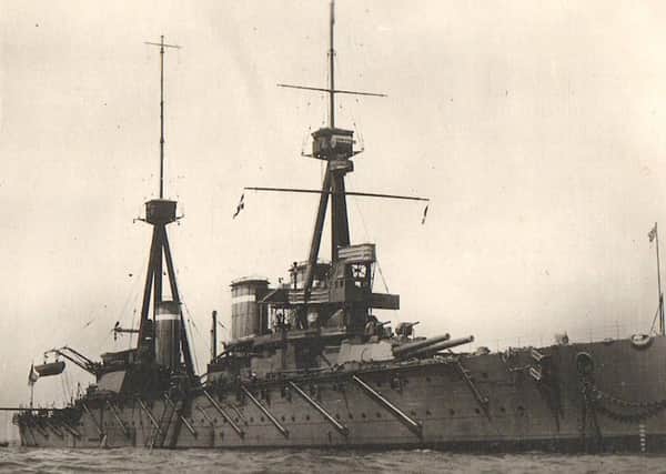 HMS Invincible sunk at the Battle of Jutland, May 31, 1916 EMN-160517-125558001