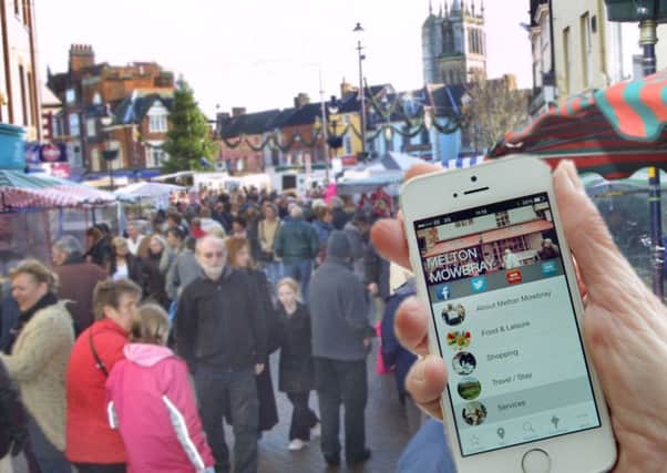 The Melton Town Guide App which was launched last year, providing a wealth of information at visitors' fingertips, is just one of the initiatives which has been supported by the Melton BID EMN-160518-135726001