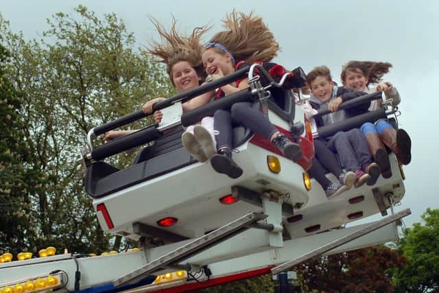 A hair-raising experience on one of the fair rides last yearPHOTO: Tim Williams