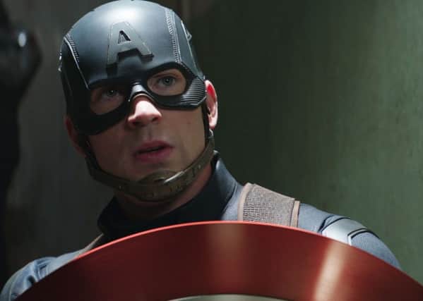 Captain America: Civil War. Pictured: Captain America/Steve Rogers (Chris Evans) 
PHOTO: PA Photo/Marvel 2016