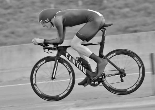 Melton cyclist Jamie Haines aims to go even lower after breaking the 20-minute barrier for the 10-mile time trial PHOTO: Brian Hall EMN-160524-192332002