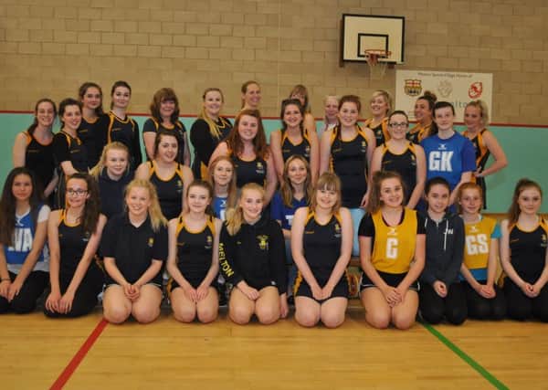 The 12-hour netball marathon raised a total of Â£1,087 for the Teenage Cancer Trust EMN-160525-103925001