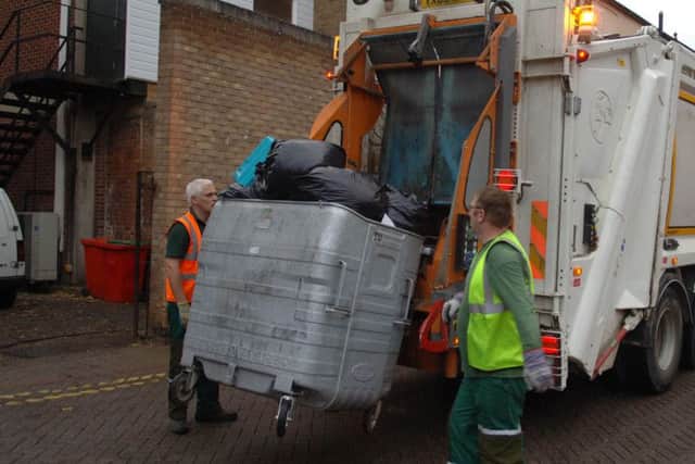Binmen at work