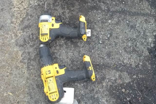 Melton Police want to hear from anyone who recognises these tools EMN-160527-105256001