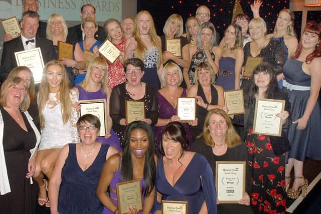 All smiles for the winners of the 2016 Melton Times Business Awards EMN-160527-114803001