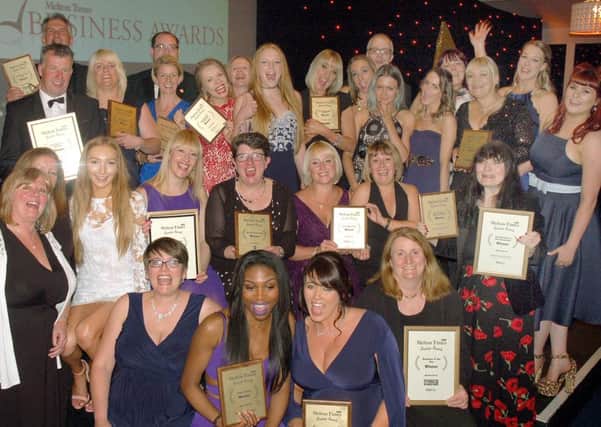 All smiles for the winners of the 2016 Melton Times Business Awards EMN-160527-114803001