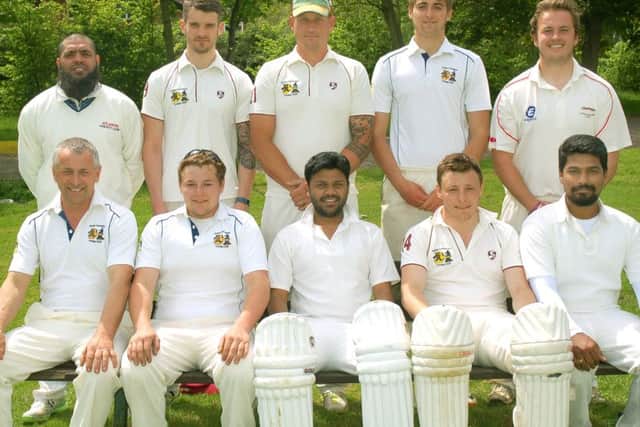 Ashby Carington CC, from left, back - Ahmed Alimehomed, Chris Palmer, Tony Devonish, Joe Dyer, Tom Smith; front - Alan Smith, James Troop, Ashish Didwania, Martin Troop, Veera Gundubogula. EMN-160706-174827002
