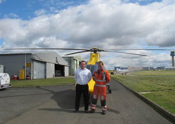 Ross Cunningham was one of the air ambulance's first patients 
PHOTO: Supplied