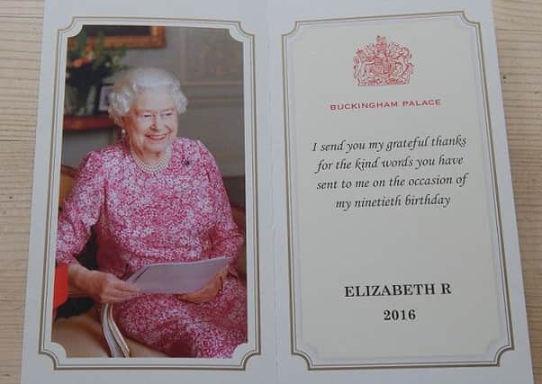 The Queen's response to St Mary's Church 
PHOTO: Supplied