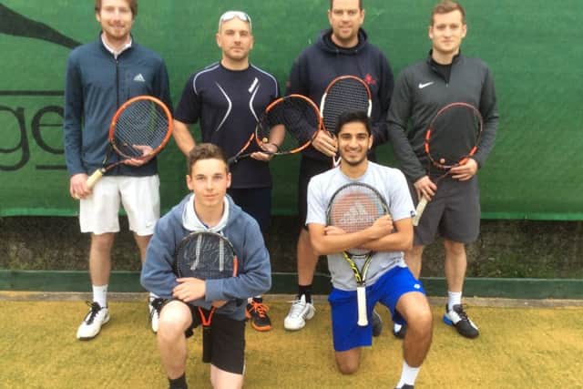Hamilton's men's second team of Justin Horobin, Ryan Parmar, Ben Catlin, Oliver Aley, Jimmi Cox and Joe Jackson EMN-160614-184925002