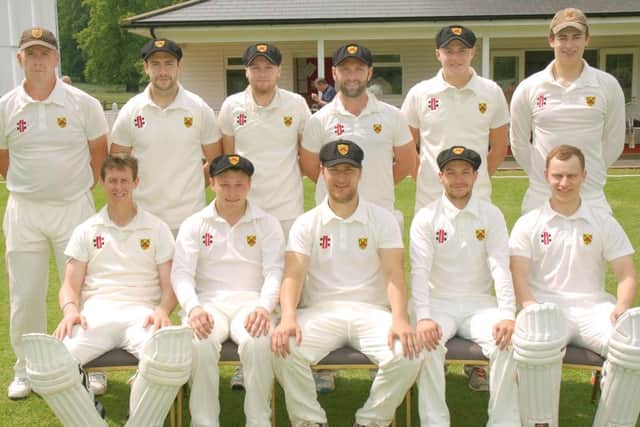 Barkby United, from left, back - Eamonn Bourke, Rob Townsend, Aiden Morris, Tom Flowers, Matthew Harby, Max Carmichael; front - Matthew Boyce, Martin Troop, Stephen Flowers, Jamie Drake, Ian Kirk. EMN-160906-150543002