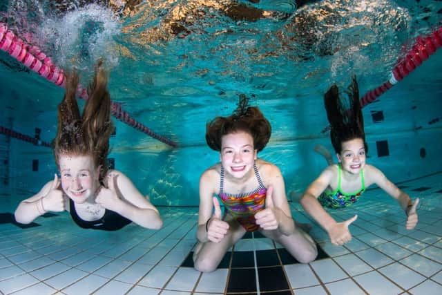 The Duchenne Dip gets the thumbs up from young swimmers EMN-160613-150325001