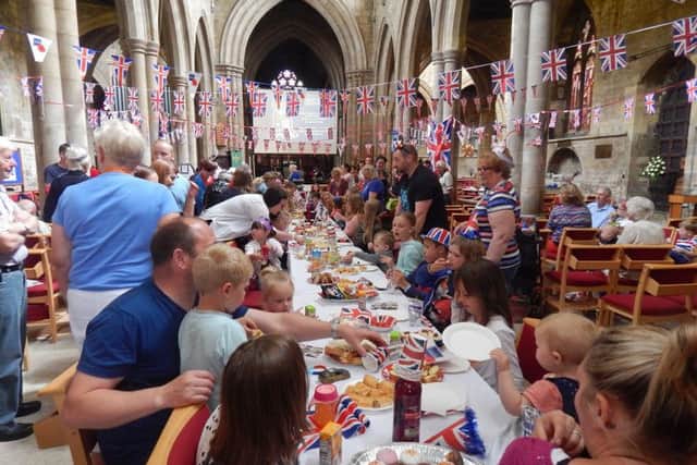 St Mary's Church's indoor street party in full swing PHOTO: Supplied