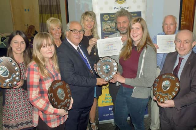 Shield winners were Mencap Swimcaps, Wednesday Night Misfits, St Mary's Primary School, Oxygen is Overated, and Helen Philpotts
PHOTO: Tim Williams