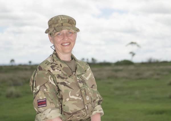 Major Judith Pashley 
PHOTO: Corporal Luisa Scott RLC