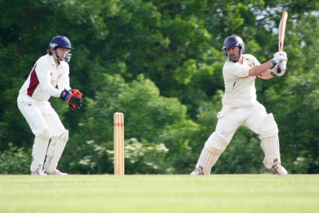 Action from Barkby United Second XI's draw at Market Harborough EMN-160615-165710002