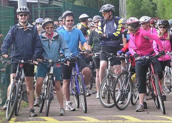 Riders just before the start of last year's Pork Pie Pedal 
PHOTO: Supplied