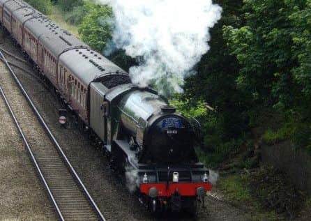 This photo of Flying Scotsman in Melton on Saturday was taken by Wendy Goodson EMN-160627-173449001