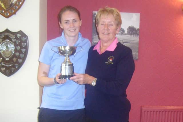 Melton Golf Club ladies champion for 2016, Leah Radford (left) EMN-160628-125809002