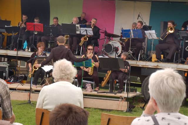 The Belvoir Big Band entertain on Saturday afternoon 
PHOTO: Tim Williams