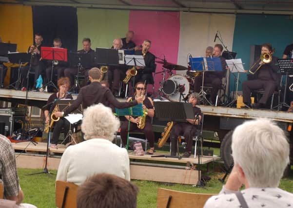 The Belvoir Big Band entertain on Saturday afternoon 
PHOTO: Tim Williams
