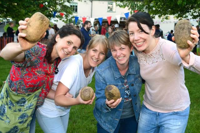 Thrussington village annual skittles on the green. Saying cheese is The Thrussy Birds team (left to right): Liz Collingham, Vicki Jasper, Anna Harrison and Louise Newcombe
PHOTO: Lionel Heap