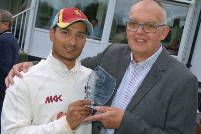 Melton Times Cricketer of the Year Zaheer Hussain was on top form for Park with bat and ball EMN-160507-125929002