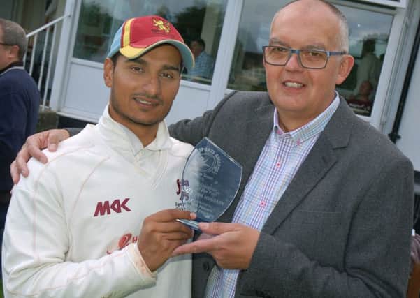 Melton Times Cricketer of the Year Zaheer Hussain was on top form for Park with bat and ball EMN-160507-125929002
