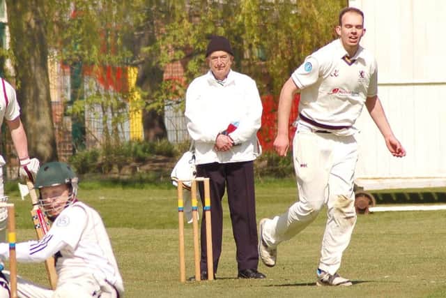 Tom Glover's bowling restricted the Bottesford total EMN-160507-160528002