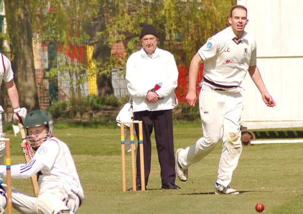 Tom Glover's bowling restricted the Bottesford total EMN-160507-160528002
