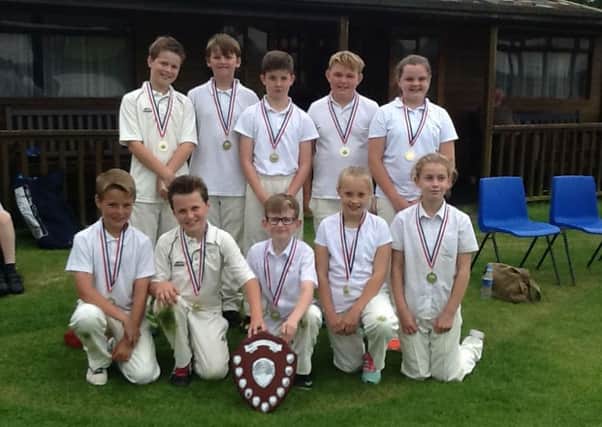 Great Dalby Primary School team which won the Kuzmicz Shield with victory over Brownlow School EMN-160713-142411002