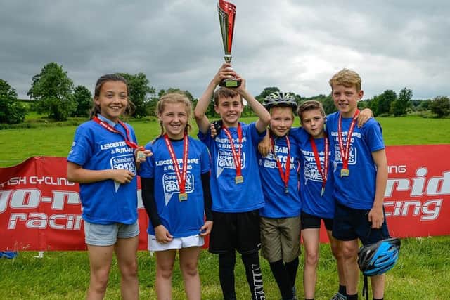 Stathern Primary School's cycling team won the Year 5 and 6 competition EMN-160607-162822002