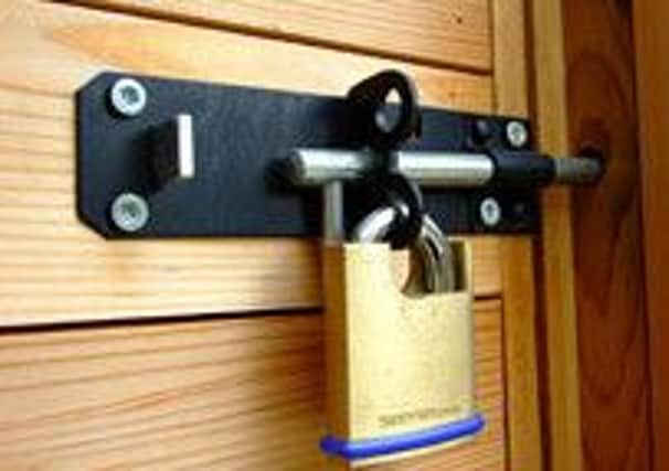 Buy a decent padlock to help secure your shed EMN-160907-124827001
