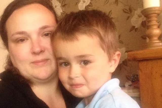 Ashleigh Woods, of Melton, with her son, Jack EMN-161207-161245001