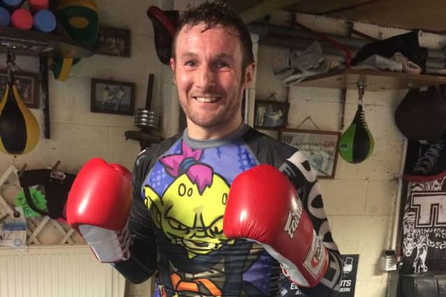 Melton boxer Michael Robinson pictured before his professional debut at the age of 38 EMN-161207-145918002