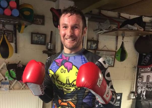 Melton boxer Michael Robinson pictured before his professional debut at the age of 38 EMN-161207-145918002