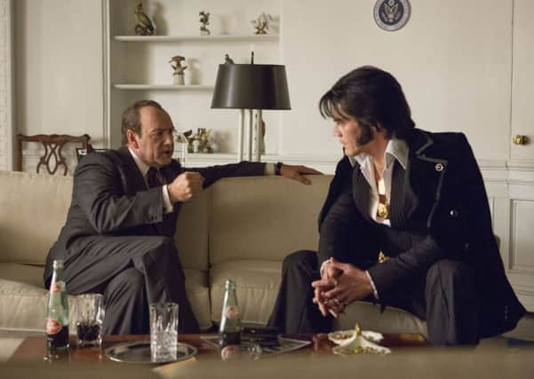 Kevin Spacey as Richard Nixon and Michael Shannon as Elvis
PHOTO: PA Photo/Amazon Studios