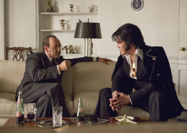Kevin Spacey as Richard Nixon and Michael Shannon as Elvis 
PHOTO: PA Photo/Amazon Studios
