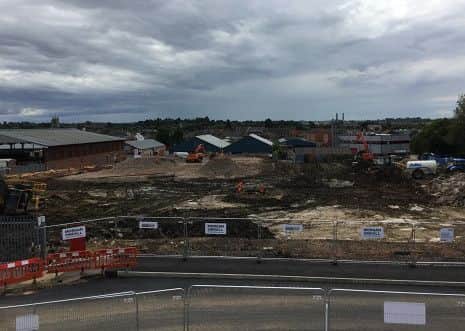 Work continues on the £5.5m redevelopment of Melton's livestock market EMN-160714-191902001