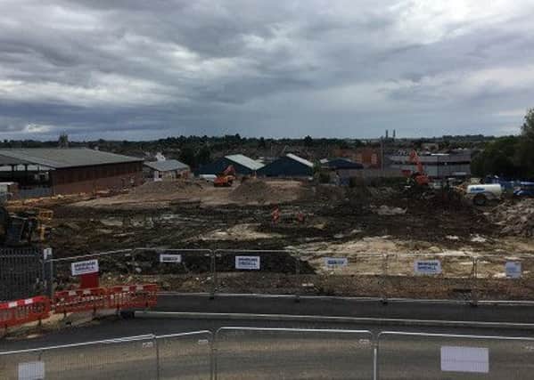 Work continues on the £5.5m redevelopment of Melton's livestock market EMN-160714-191902001