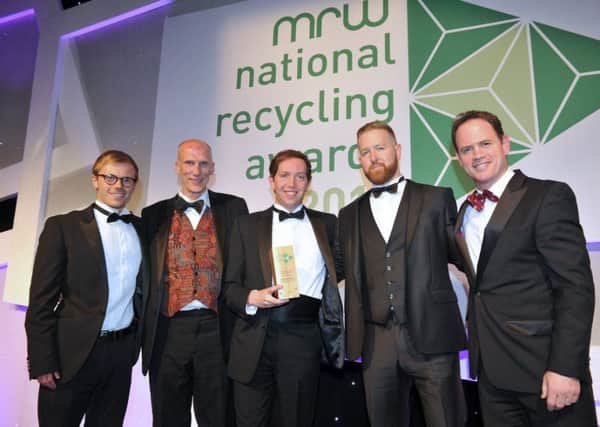 From left are Martin Arnold, Kevin Bush, Andrew Allinson-Bulman, Sean Allinson-Bulman and former England rugby star Kyran Bracken. EMN-160719-125832001