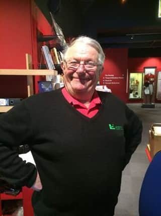 Trevor Hearn (73) who has retired after working at Melton Carnegie Museum for 10 years