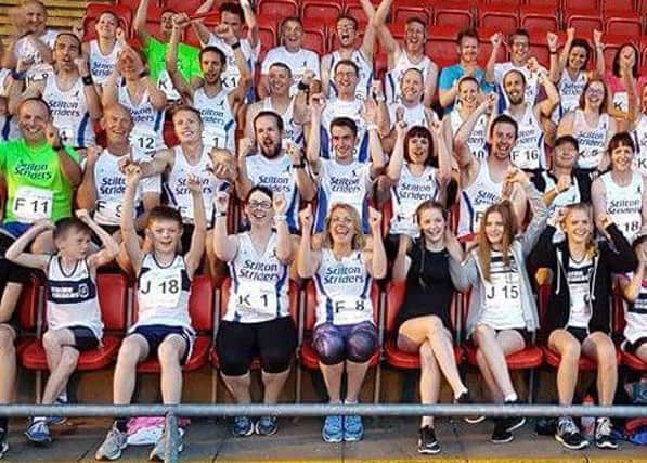 The Stilton Striders took a huge squad to the Rainbows 100-lap challenge EMN-160721-103932002