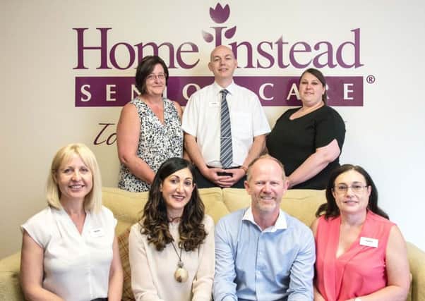 The 'outstanding' Home Instead Senior Care East Nottingham and Melton Mowbray team. On the back row, from left, are Trudi Agassiz, Ian Marshall and Kyrstie Oughton. On the front row, from left, are Denise Pitts, directors Jo and Richard Aram and Helen Seed. EMN-160726-110831001