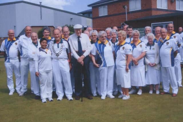 County president David Ward (front row, second from left) with the Melton team EMN-160726-175955002