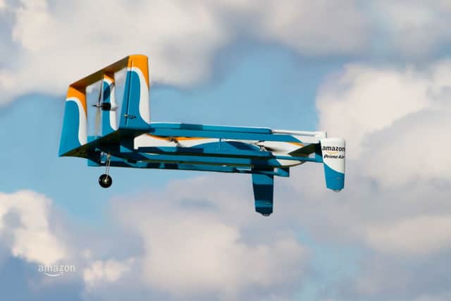 The latest version of Amazons Prime Air drone